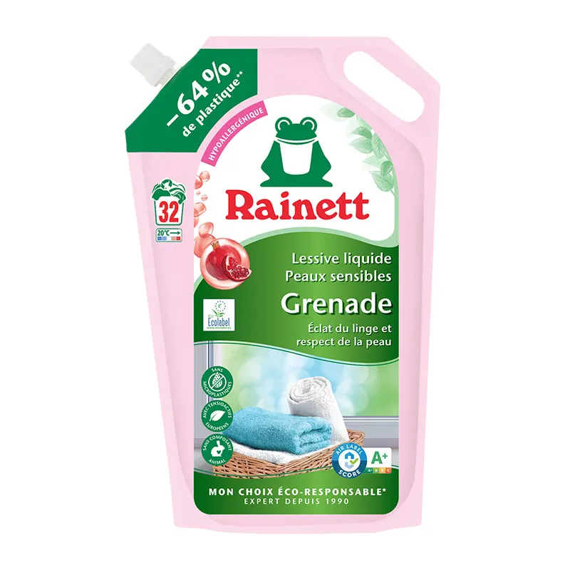 2 Recharges Lessives liquide Grenade - 64 lavages-1