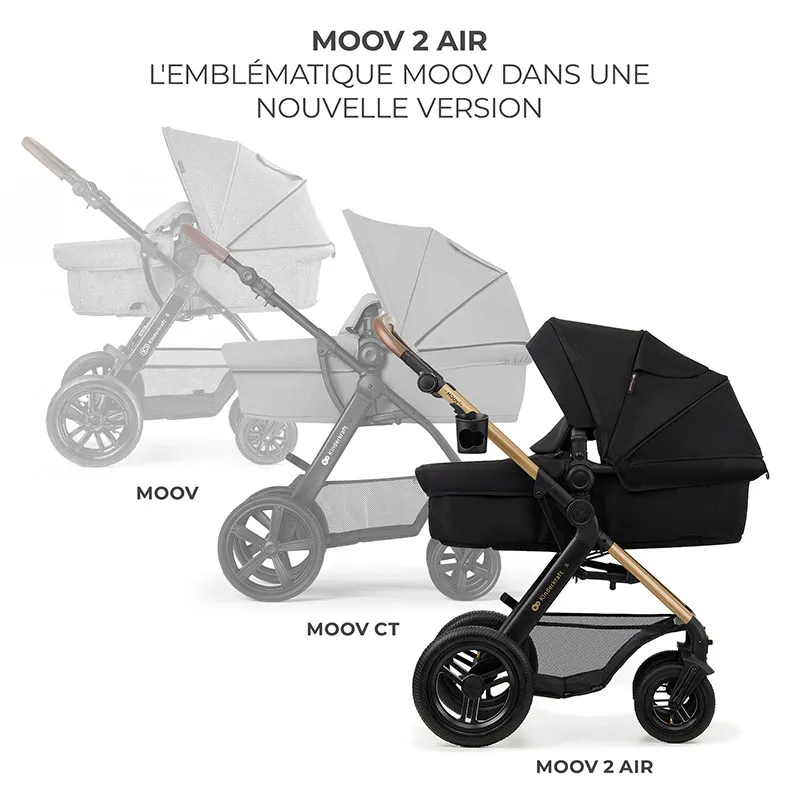 Poussette Moov 2 Air 3en1 Noir - 0m+-12