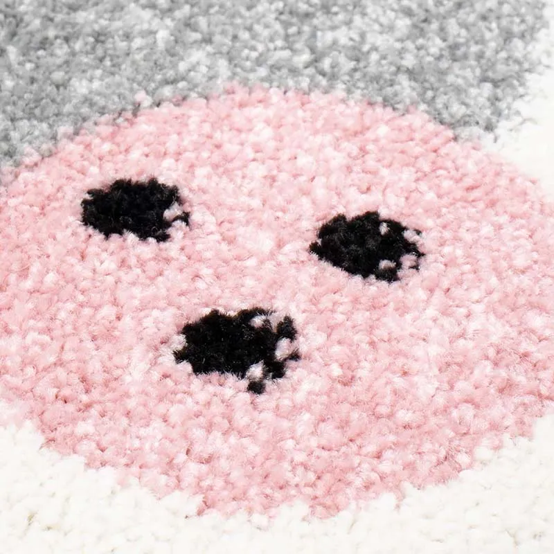 Tapis Bubble lapin Rose - Plusieurs dim. dispos-6