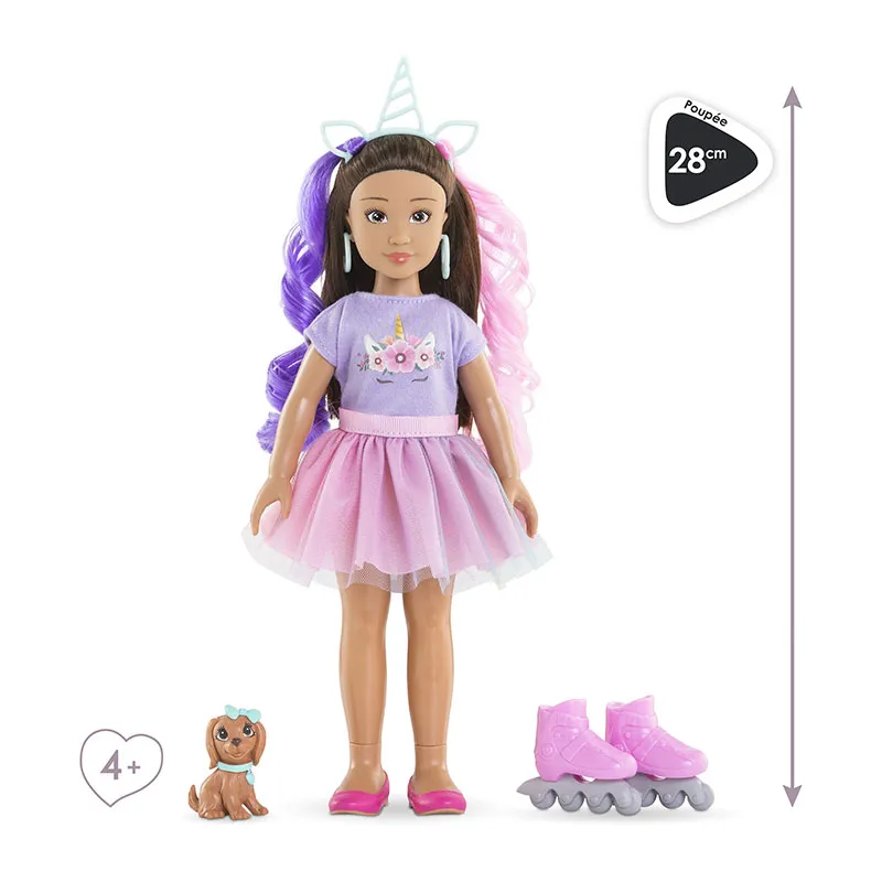 Coffret Corolle Girls Luna Licorne 28cm - 4+-11