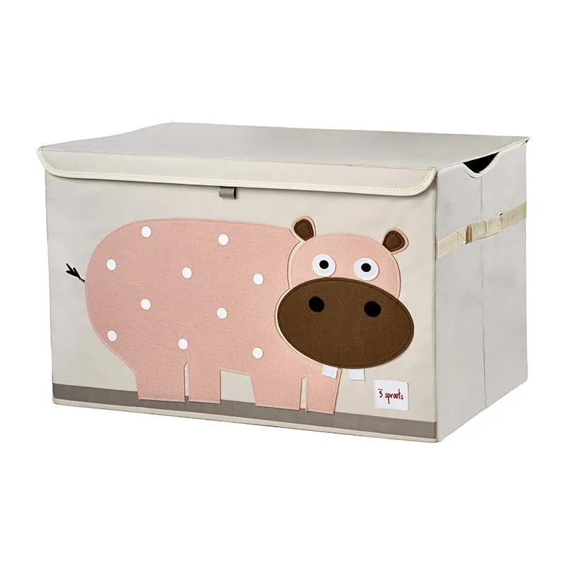 Coffre à jouets Hippo - 60x38x36cm-1