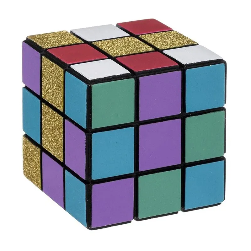 Cube déco coloré - 9x9x9cm-1