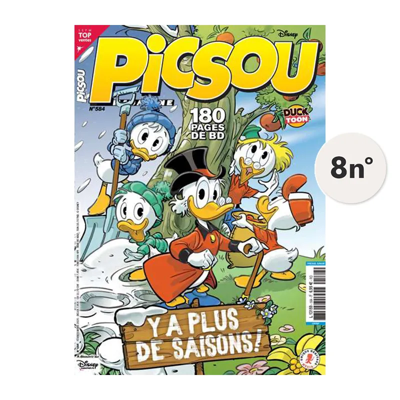 Abo. Bimest. Picsou Magazine 8n°/1 an - 8+-0