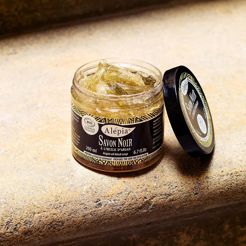Savon noir à l'huile d'argan BIO - 200ml-0