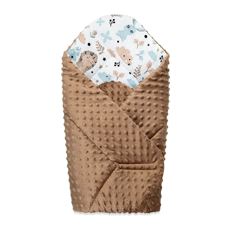 Nid d'ange Friendly Lapins & Hiboux - 75x75cm-0