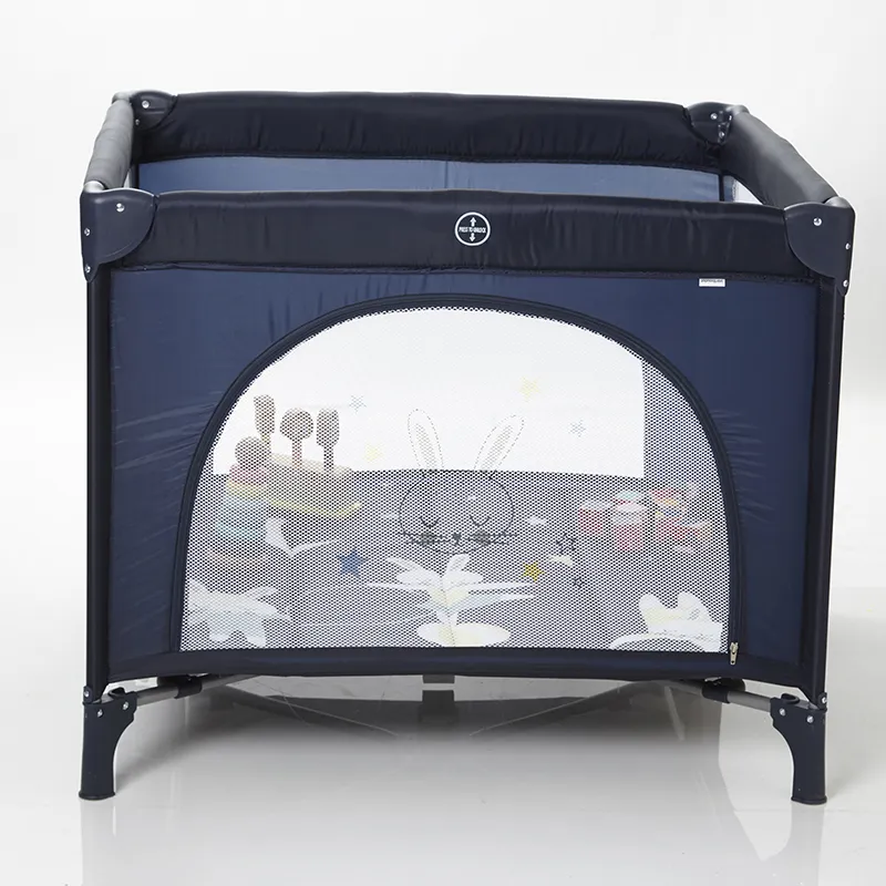 Parc de voyage pliable - Marine - 93x84cm-5