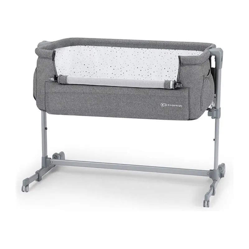 Berceau Co-dodo Nomade Side2Bed Gris mélange - 0m+-1