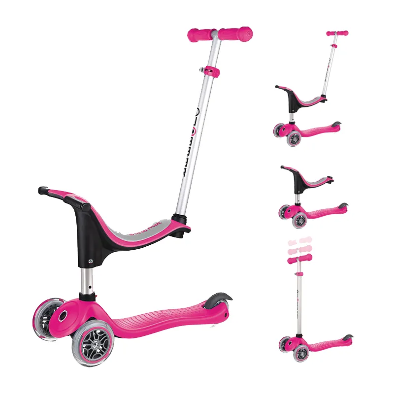 Trottinette évol. 4en1 Go Up Sporty Deep Pink - 15m+-0