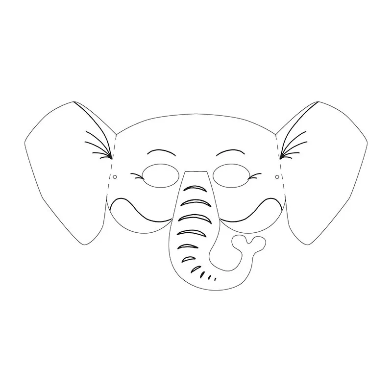 6 masques pour enfants Animaux-13