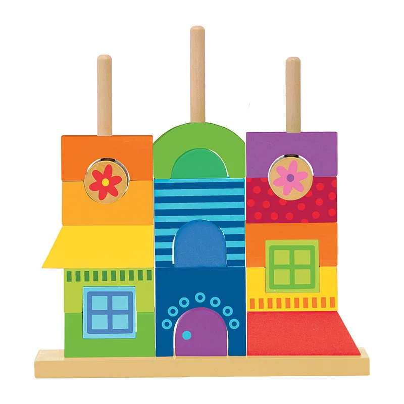 Maison à construire Arc en ciel 27pcs - 24m+-1