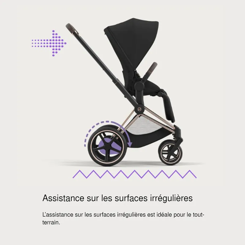 Poussette électrique ePRIAM Chrome Black/Koi mid-Grey - 0m+-11