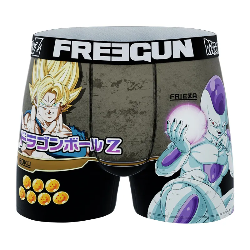 4 boxers homme Dragon Ball Z - Bleu/Rose/Noir/Orange-7