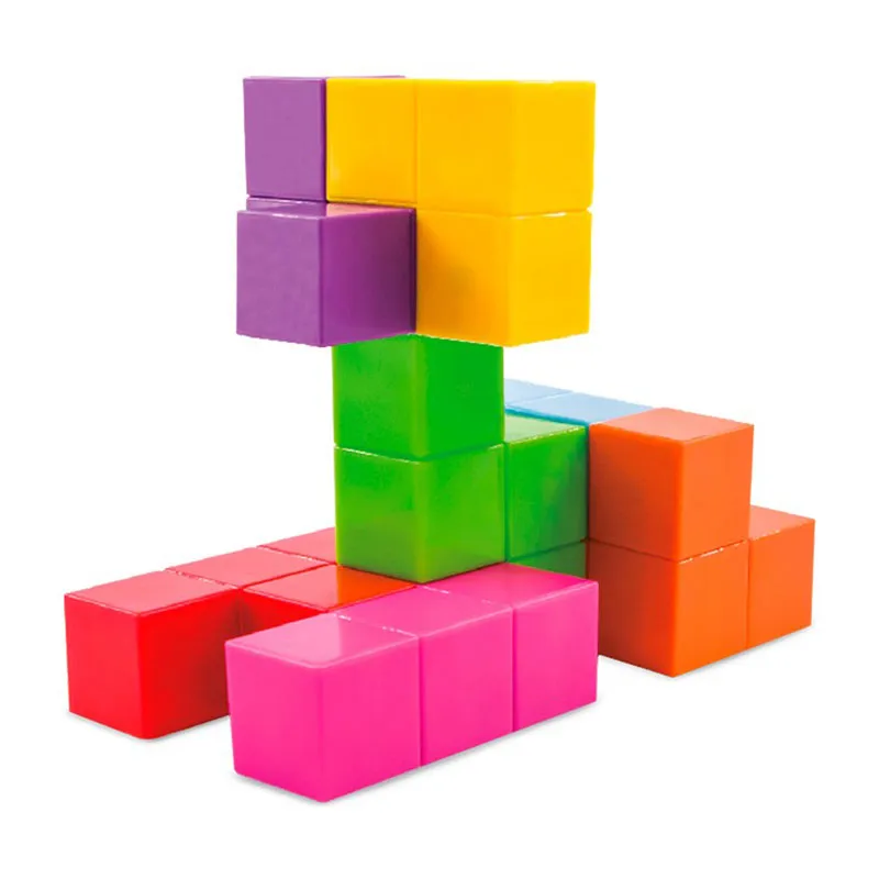 Jeu de cubes à empiler magnétiques 7pcs - 6+-5