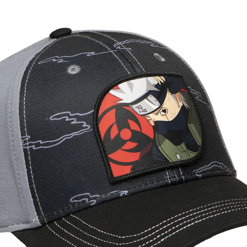 Casquette baseball Naruto Shippuden Kakashi - Noir/Gris-3