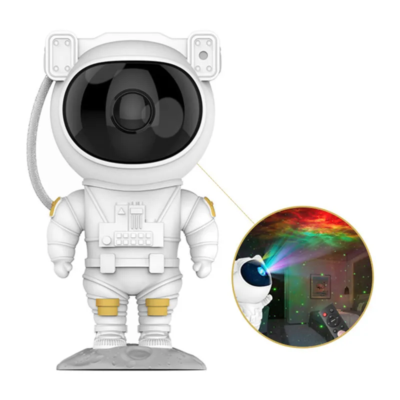 Projecteur Cosmonaute étoilée animée - 36m+-0