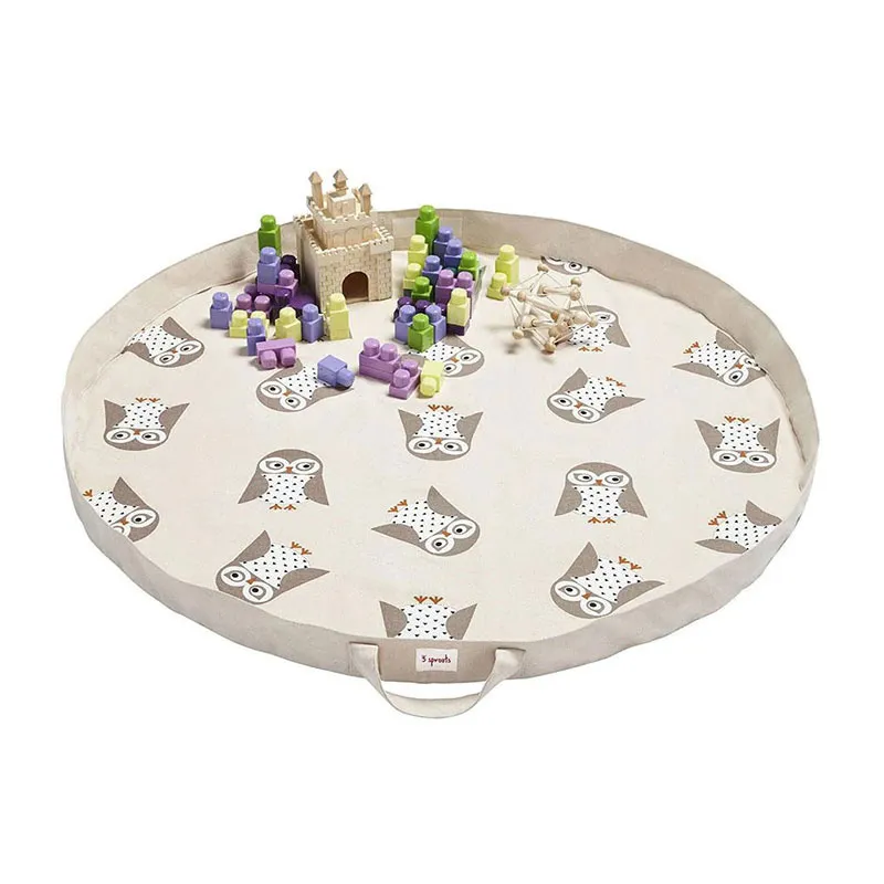 Tapis de jeu repliable Chouette - 112cm-2