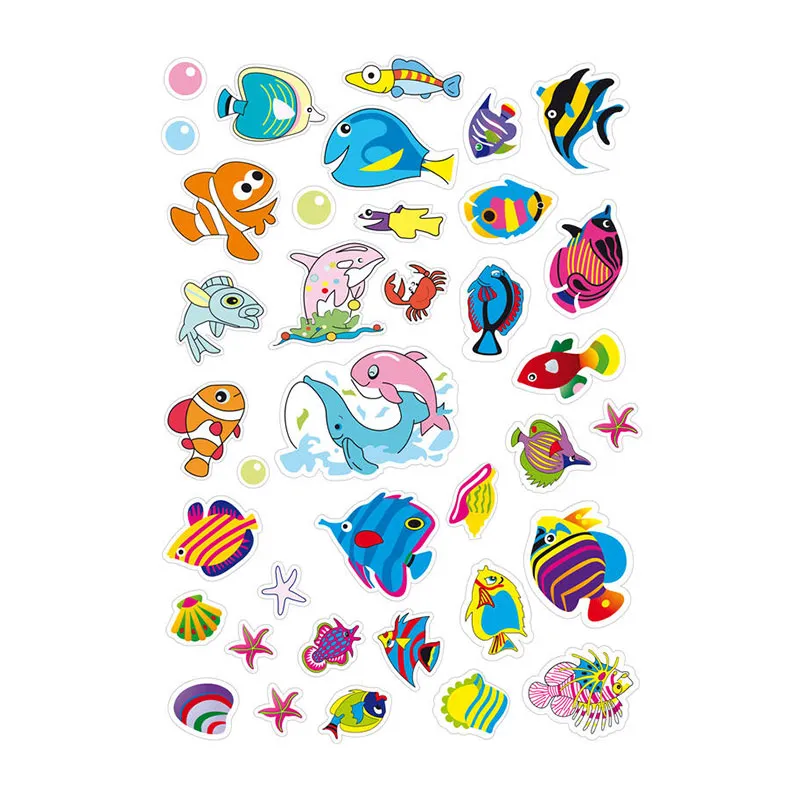 Gommettes Animaux/Poissons - 106pcs-2