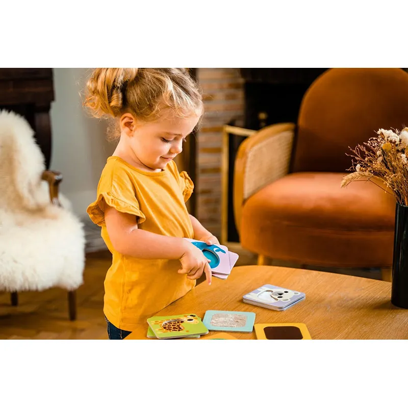 Jeu sensoriel Les animaux à toucher 12pcs - 12m+-4