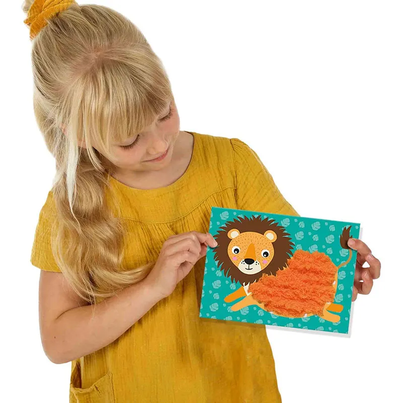 Broderie d’animaux en fil moelleux douceur - 36m+-4
