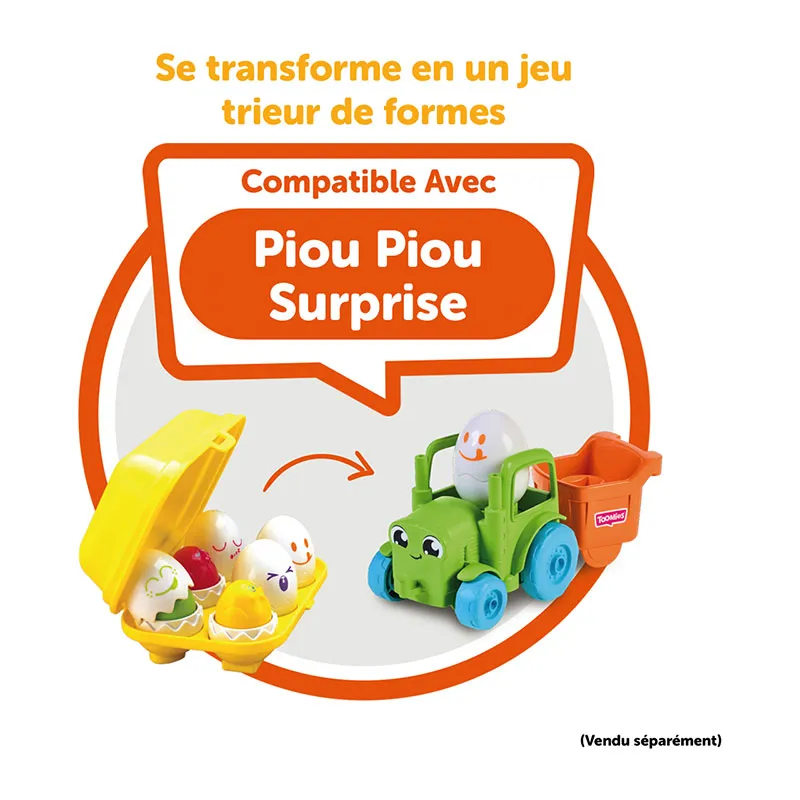 Tracteur transformable 2en1 - 12m+-17