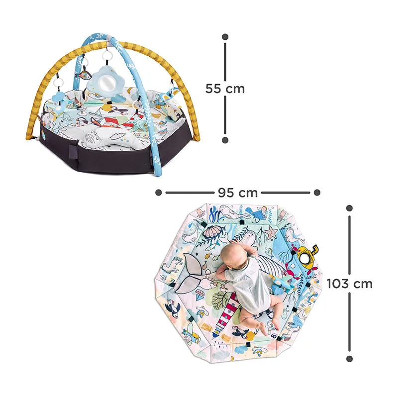 Tapis éducatif 2en1 Smartplay Sea - 0m+-2