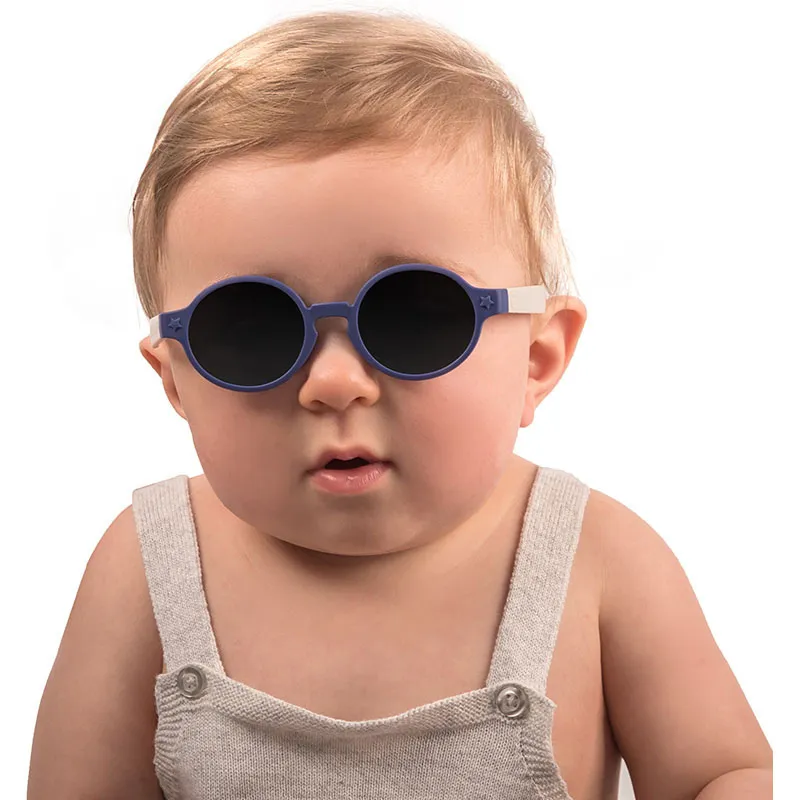 Lunettes de soleil Anti-UV Cat.3 - Funk Bleu Foncé/Gris-3