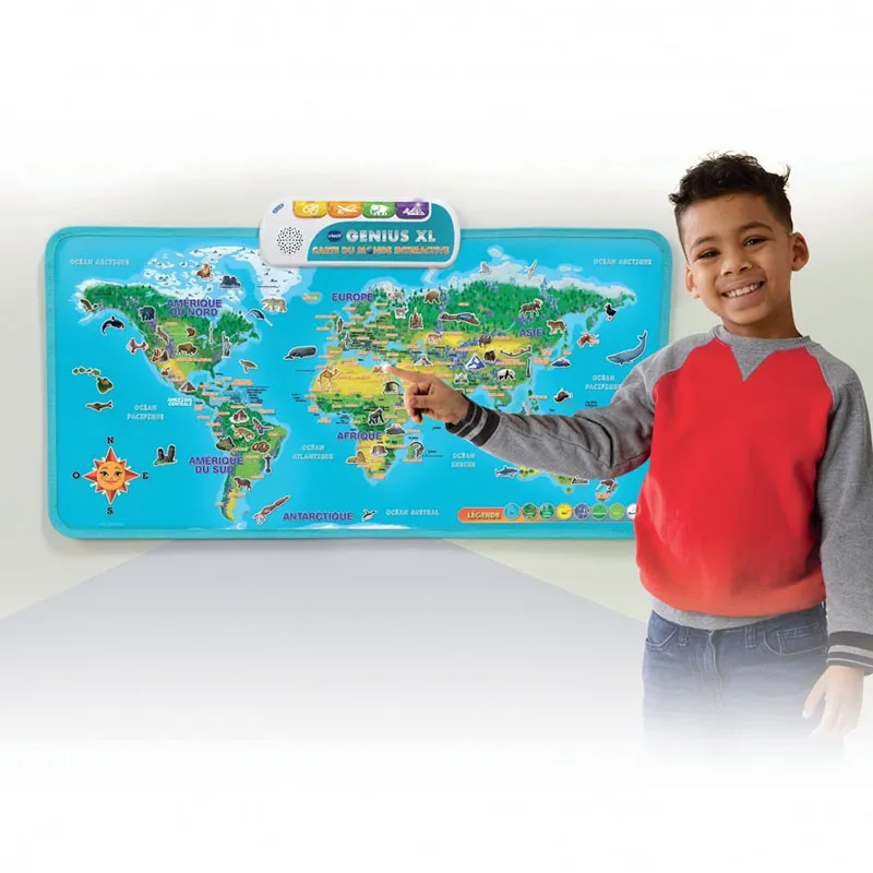 Carte du monde interactive Genius XL - 6+-2