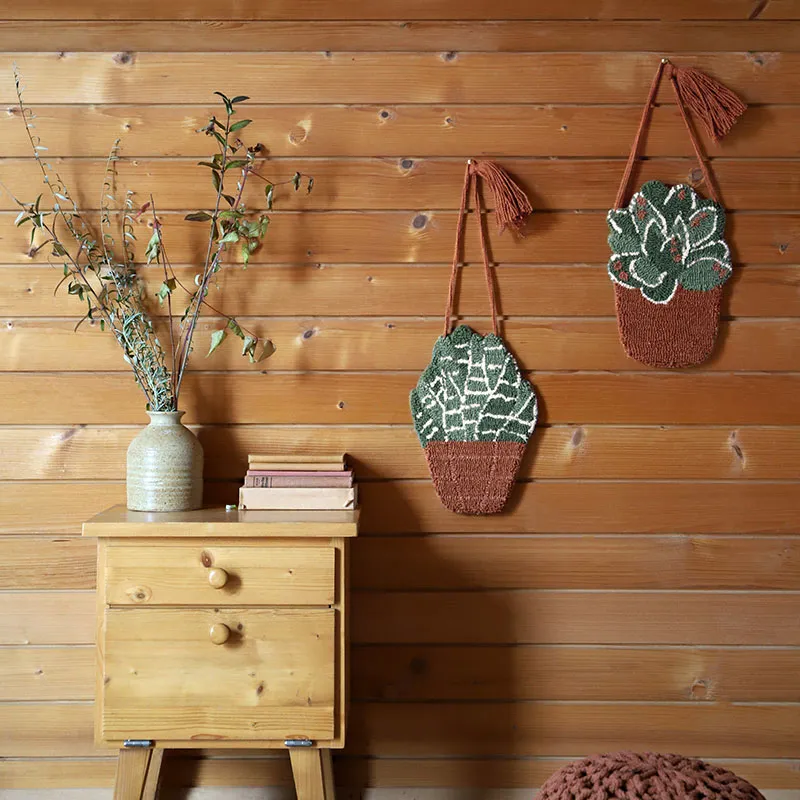 Décoration murale Laine Little Green - 20x30cm-3