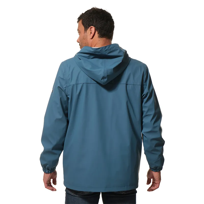 Ciré Zippé à capuche Doublé polaire Homme - Océan-1