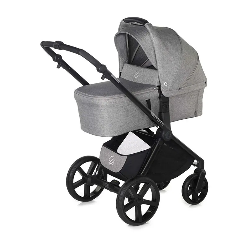 Trio Poussette Muum Pro 2 + Siège-auto koos I-Size/Ceinturé + Nacelle Micro Dim Grey - 0m+-3