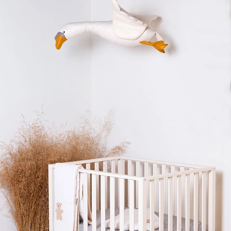 Peluche à suspendre Cygne Blanc-4