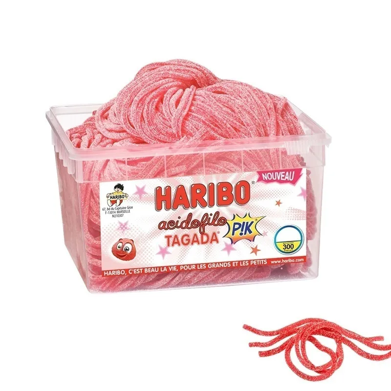 Haribo Tubo Acidofilo Tagada Pik - 300pcs-0