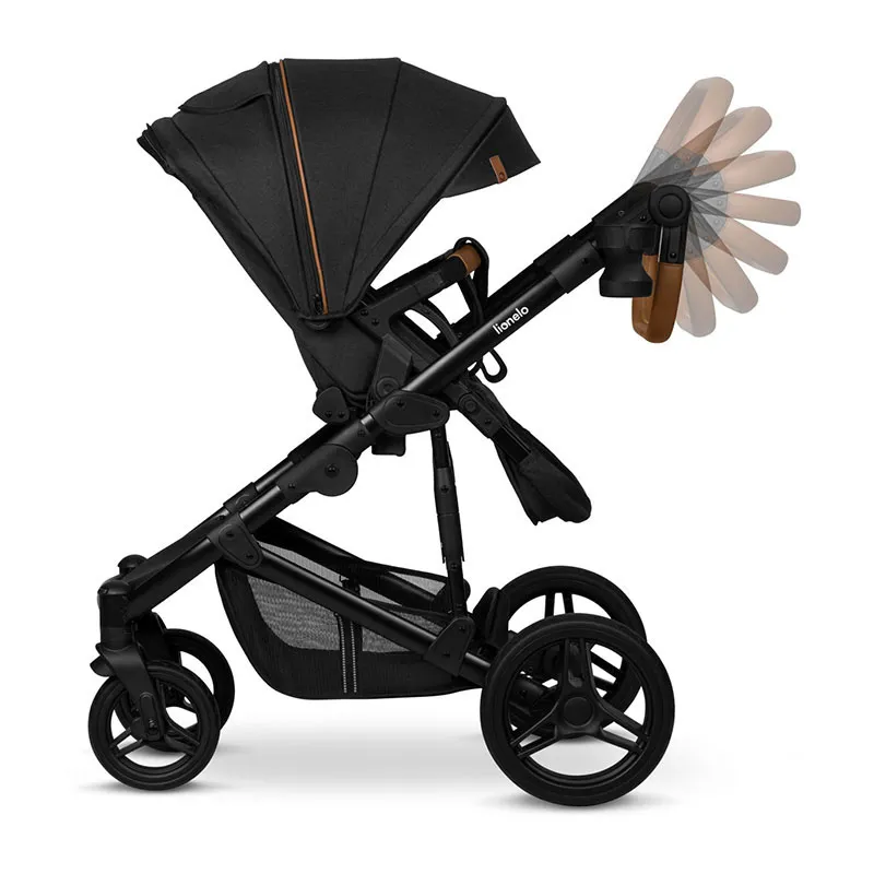 Trio Poussette Mari Tour + Nacelle + Cosy Gr.0+ - Black Onyx-10