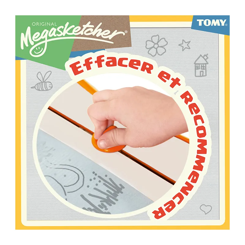 Ardoise magique Abricot Megasketcher - 36m+-2