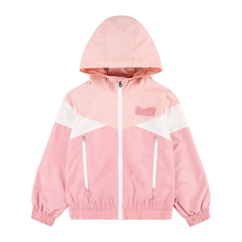 Anorak Bébé Color Block - Wild Rose-0