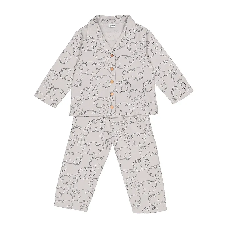 Pyjama Coton BIO Etienne - Funny Rain-0