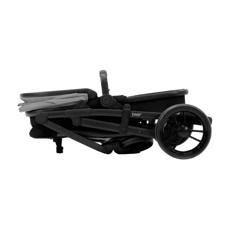 Duo Poussette convertible Two+2 + Coque Noir - 0m+-7