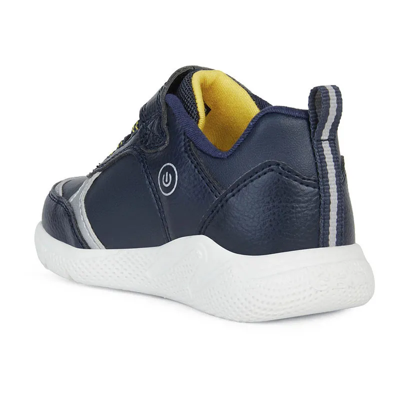 Sneakers lumineuses Sprintye - Marine/Jaune-2