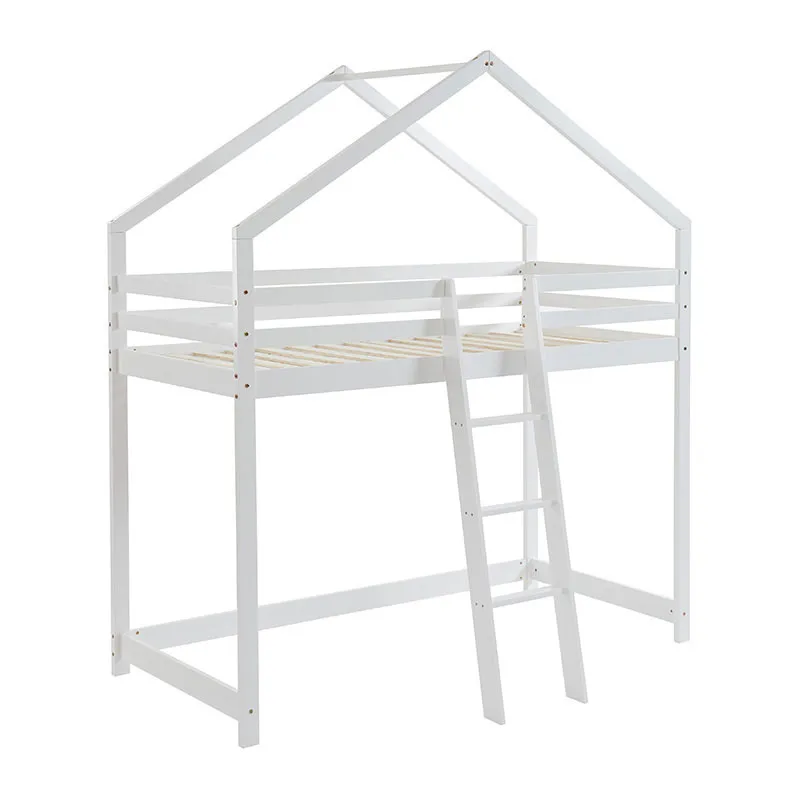 Lit mezzanine Tiny Pin Blanc - 90x190cm-1