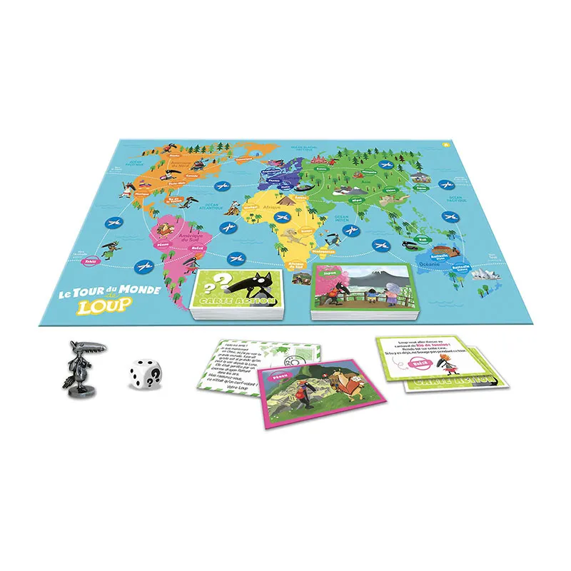 Jeu Le tour du monde de Loup - 5+-2