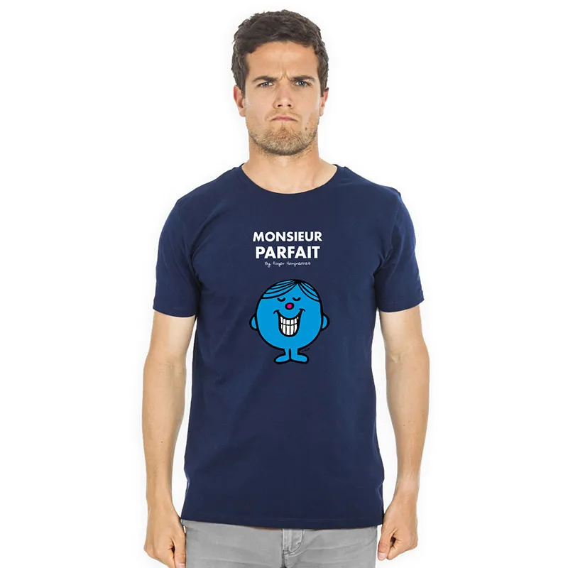 T-shirt Homme Monsieur parfait BIO - Navy-0
