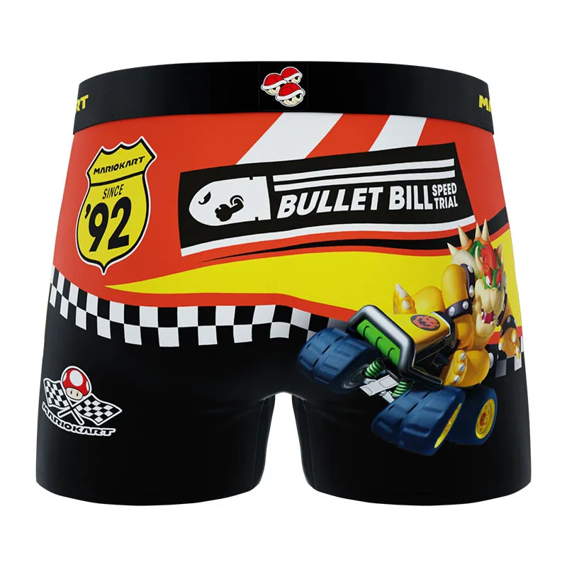 4 Boxers Garçon Super Mario Kart - Jaune/Rouge/Noir/Bleu-9