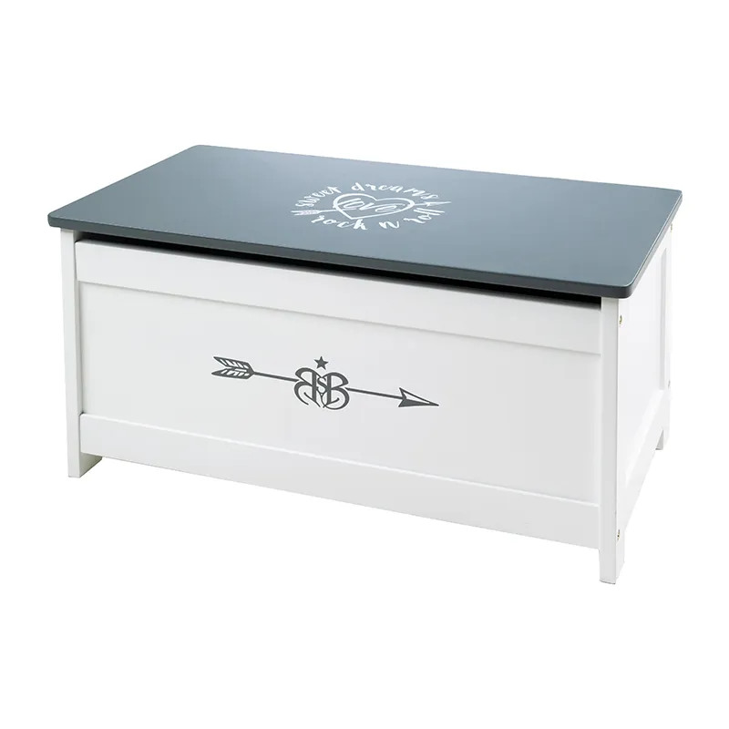 Banc-Coffre à jouets Rock Star Baby Bois - 30x60x32cm-0