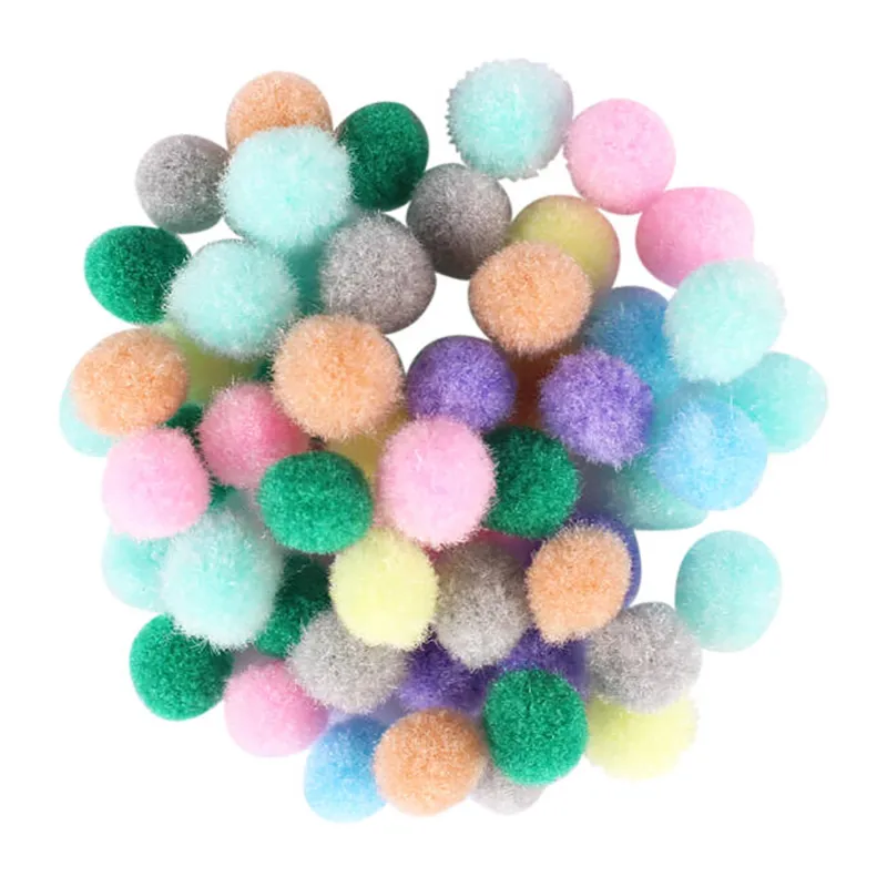 Mini pompons & Pompons Pastel - 320pcs-1