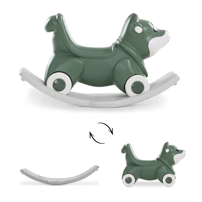 Porteur/Animal à bascule évolutif - Fox Green-0