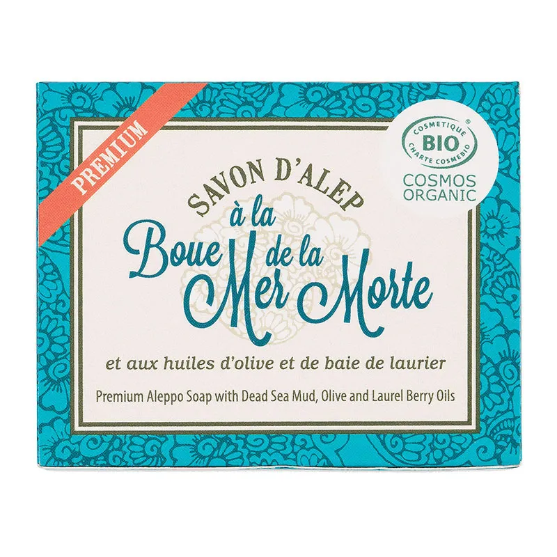 Savon d'Alep premium Boue Mer Morte BIO - 125g-0