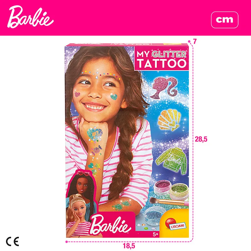 Kit Barbie tatouages paillettes - 5+-6