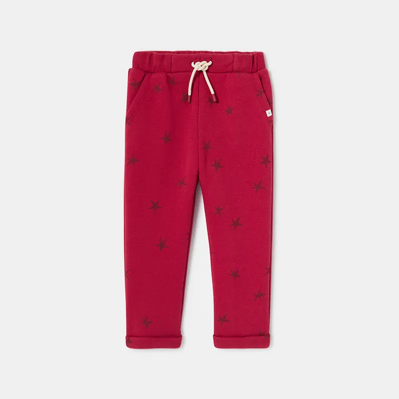 Pantalon Garcon - Rouge carmin-0