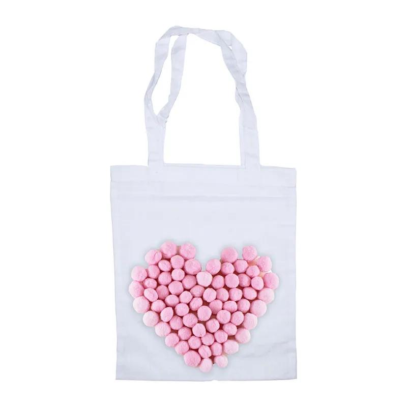 Petits sacs coton à décorer Blanc 24x29cm 12pcs - 3+-3