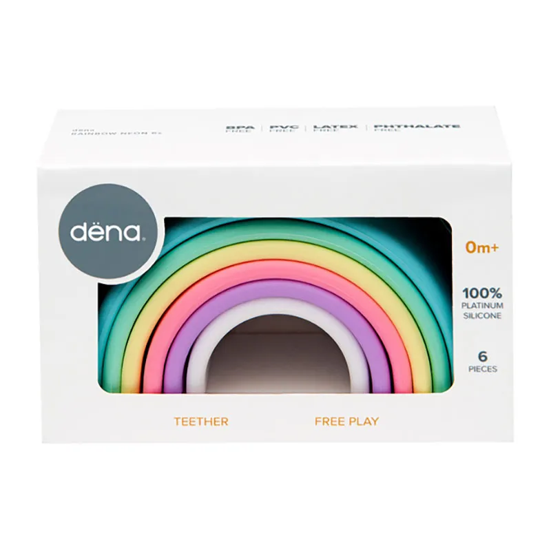 Jouet de dentition Arc-en-ciel Dëna - 0m+-7